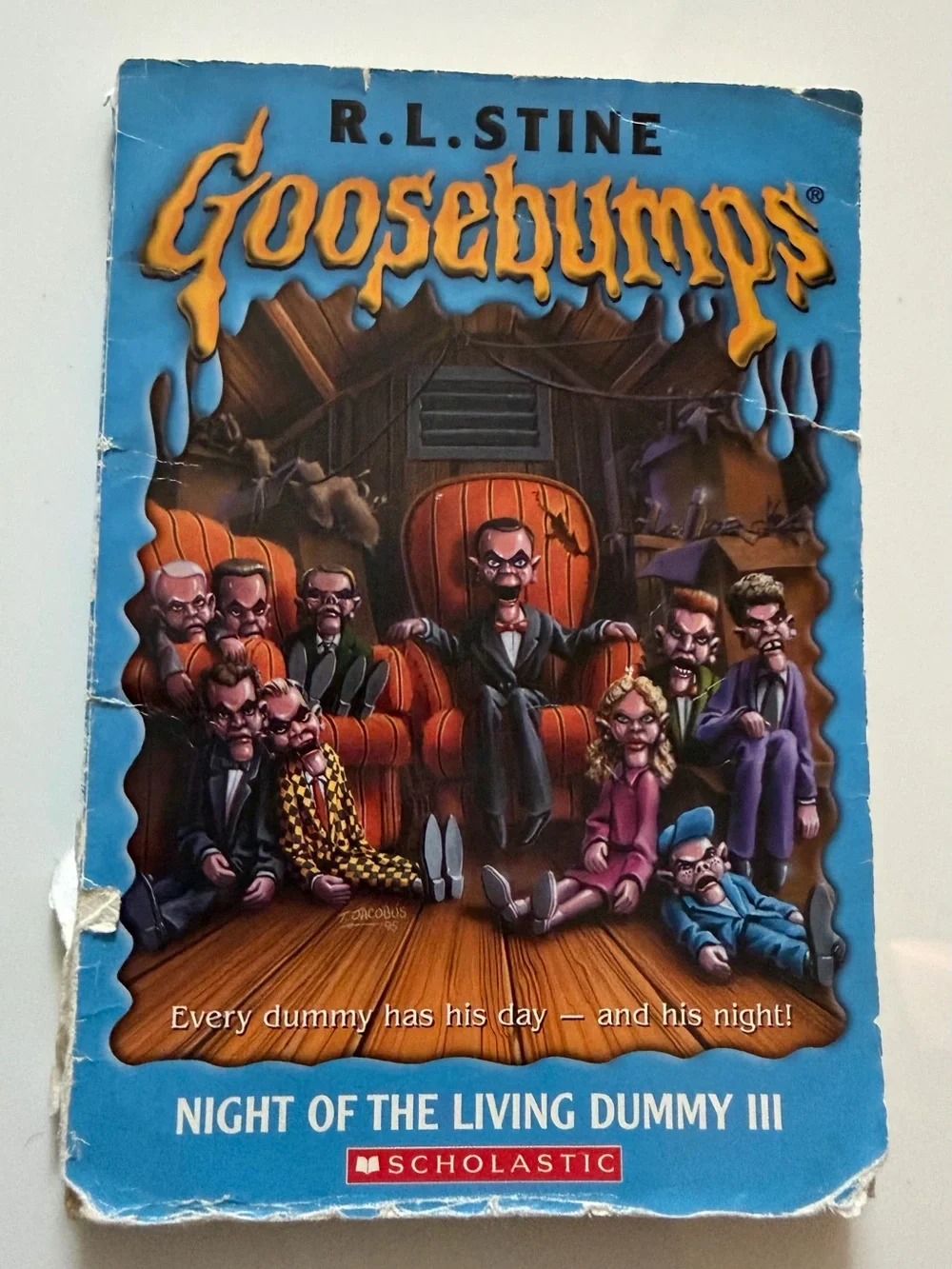 R.L. Stine Goosebumps Vintage Book Lot of 4 Scholastic Horror